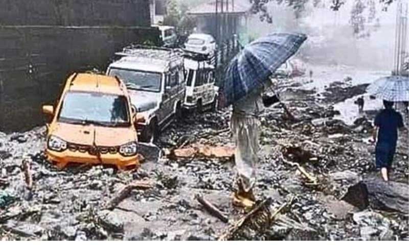 उत्तरी सिक्किम में भारी बारिश और भूस्खलन से मची तबाही