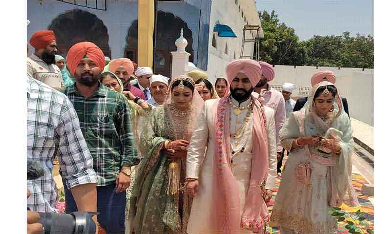 पंजाब की कैबिनेट मंत्री अनमोल गगन मान शादी के बंधन में बंधीं
