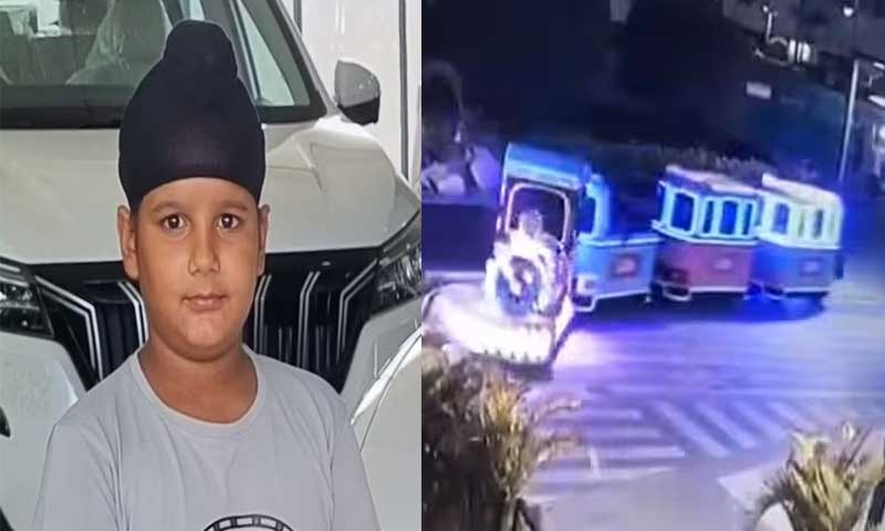 एलांते मॉल में टॉय ट्रेन पलटने से 11 वर्षीय बच्चे की मौत