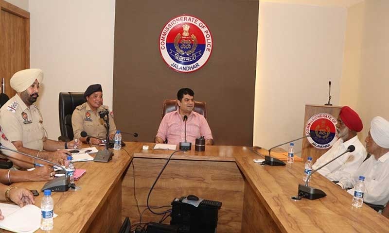 जालंधर पुलिस द्वारा ऑटो यूनियनों के प्रमुखों के साथ बैठक की गई, जारी किये निर्देश