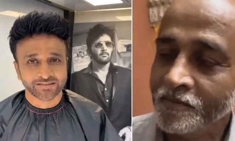 मेकअप आर्टिस्ट ने 65 साल के बुजुर्ग को बना दिया जवान मॉडल,  Video हुआ वायरल