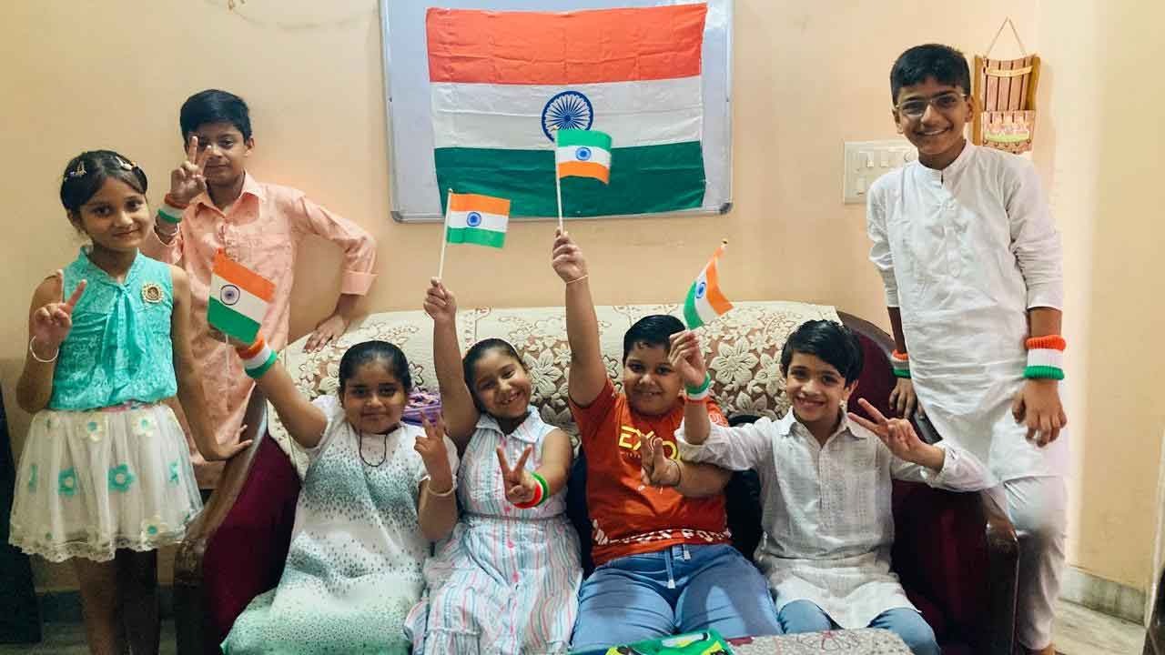 78वे स्वतंत्रता दिवस पर बच्चों की कुछ ख़ास तस्वीरें