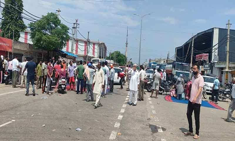 जालंधर में कई इलाकों में दिखा भारत बंद का असर, सड़कों पर उतरे प्रदर्शनकारी