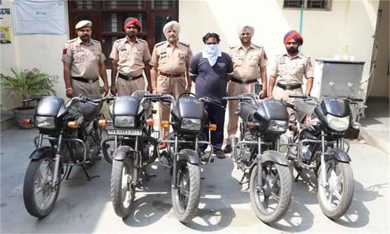 जालंधर पुलिस कमिश्नरेट ने वाहन चोर गिरोह का किया भंडाफोड़
