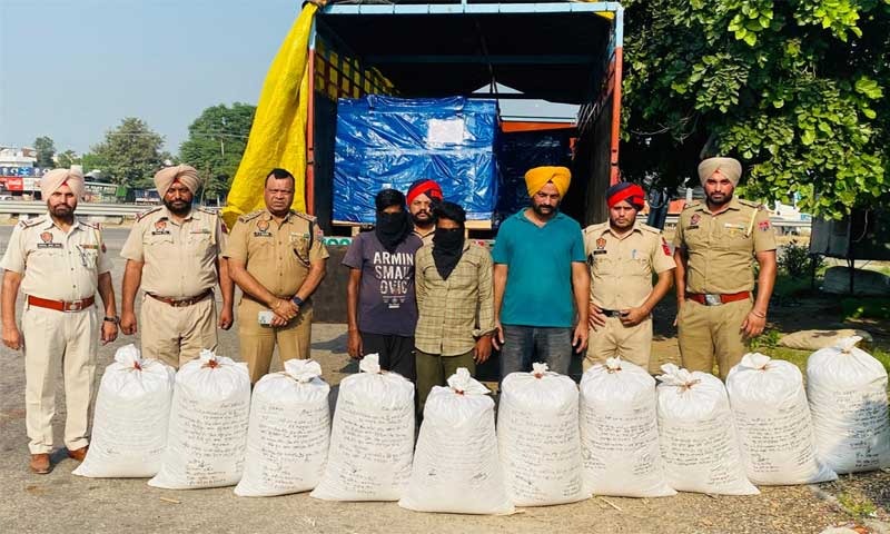 जालंधर पुलिस ने अंतरराज्यीय ड्रग तस्करी रैकेट का किया भंडाफोड़, 2 तस्करों समेत 150 किलो पोस्त की जब्त