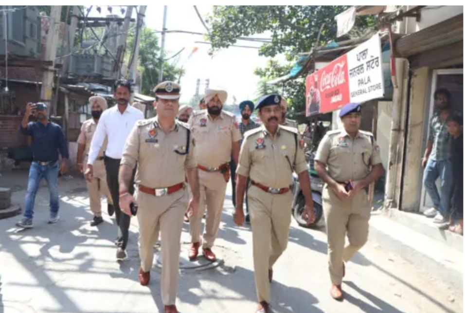 कमिशनरेट पुलिस ने महानगर जालंधर में 25 स्थानों पर चलाया सर्च आपरेशन