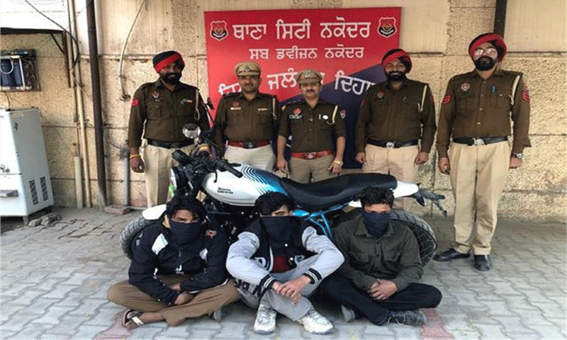Jalandhar police busted vehicle theft gang