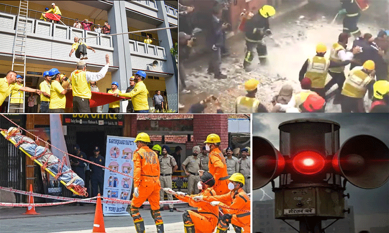 Mock Drill : पाकिस्तान से सटे राज्यों में मॉक ड्रिल का अभ्यास किया गया