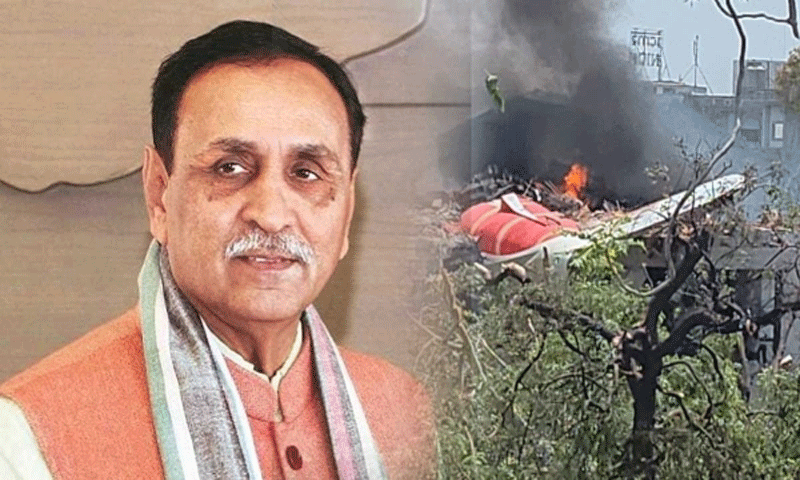 अहमदाबाद में क्रैश हुए प्लेन में गुजरात के पूर्व CM विजय रूपाणी का निधन