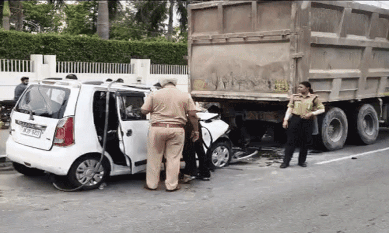 जालंधर में कैपिटोल अस्पताल के सामने भयानक हादसा हुआ