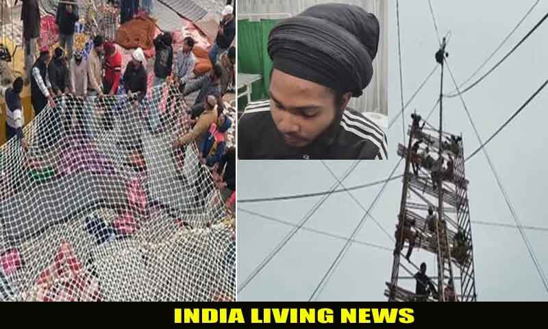 गुरुद्वारा साहिब में निशान साहिब का चोला चढ़ाते सेवादार 90 फुट ऊंचाई पर फंसा