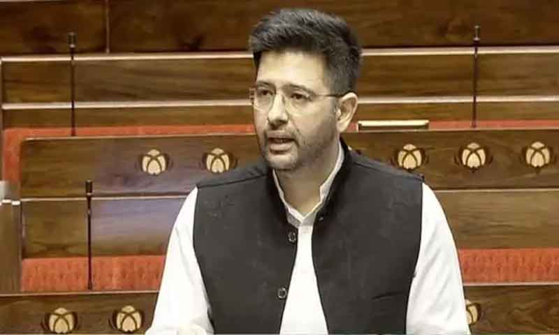 AAP पार्टी ने राज्यसभा सांसद राघव चड्ढा को डिप्टी लीडर के पद से हटाया