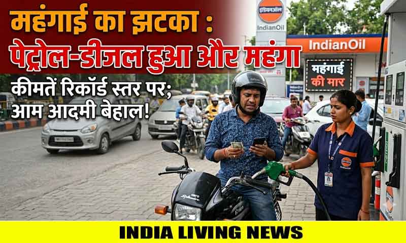 महंगाई का झटका : जालंधर में पेट्रोल-डीजल हुआ और महंगा, नए रेट जारी