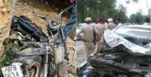 Read more about the article पंजाब में भीषण सड़क हादसा, एक ही परिवार के पांच लोगों की दर्दनाक मौत