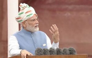 Read more about the article Independence Day 2022 : प्रधानमंत्री नरेंद्र मोदी ने राजधानी दिल्ली में लाल किले की प्राचीर से देश को किया संबोधित