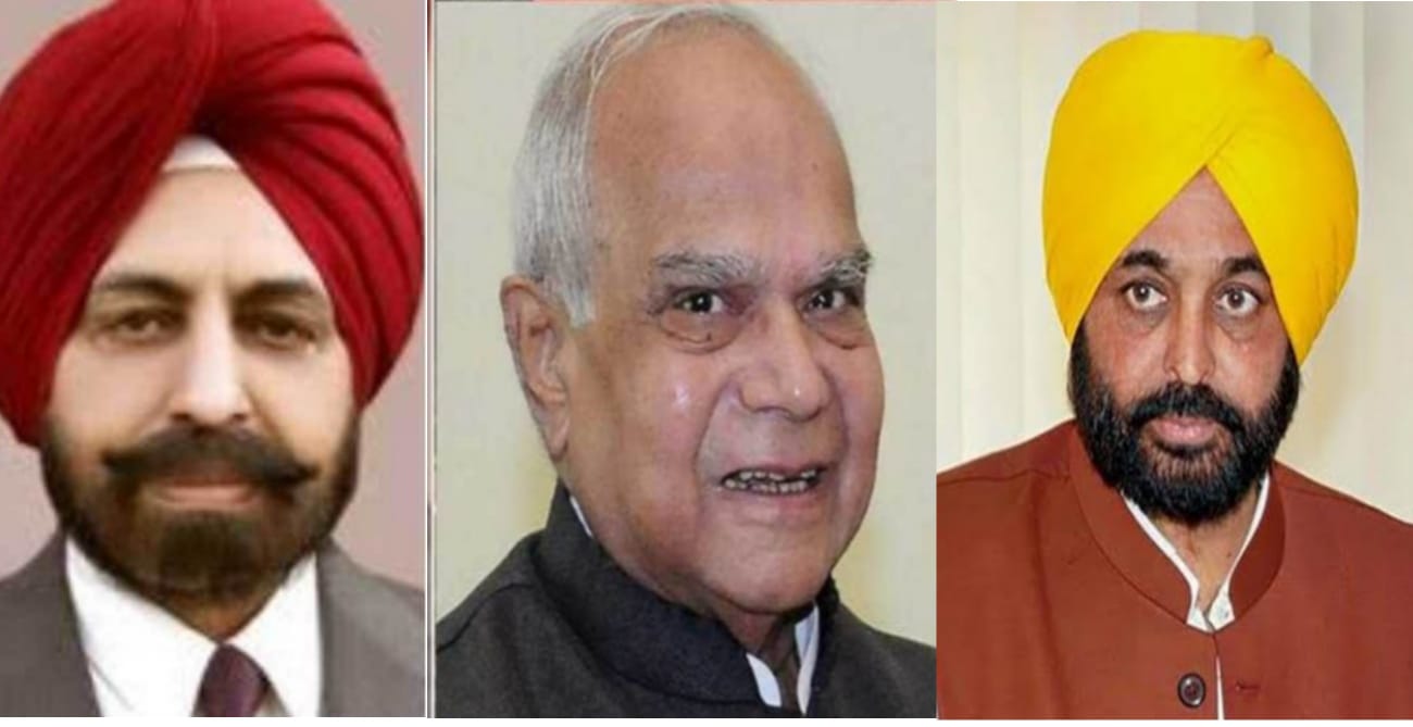 You are currently viewing पंजाब के राज्यपाल का भगवंत मान की AAP सरकार को झटका, PAU लुधियाना के वीसी को हटाने के निर्देश