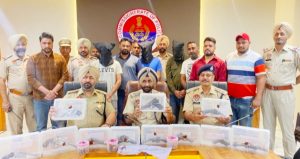 Read more about the article ਜਲੰਧਰ ਪੁਲਿਸ ਨੇ ਪ੍ਰੀਤ ਫਗਵਾੜਾ ਗੈਂਗ ਦੇ 3 ਸਾਥੀਆਂ ਨੂੰ ਭਾਰੀ ਅਸਲੇ ਸਮੇਤ ਕੀਤਾ ਗ੍ਰਿਫਤਾਰ