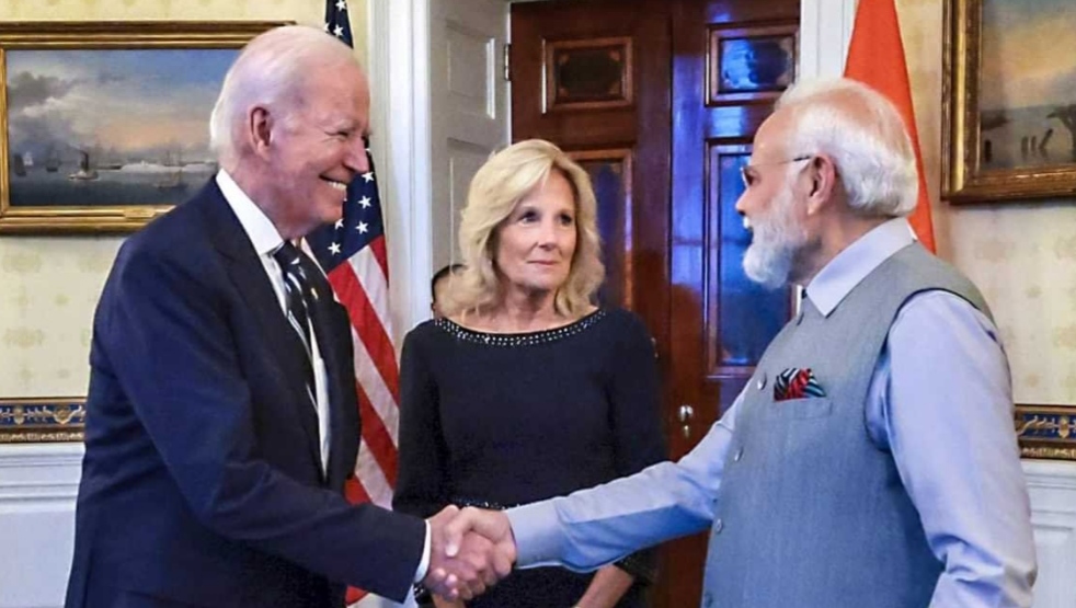 You are currently viewing प्रधानमंत्री नरेंद्र मोदी का व्हाइट हाउस में शाही स्वागत,  बोले- ‘मेरा सम्मान भारत के 140 करोड़ देशवासियों का सम्मान