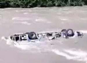Missing Chandigarh to Manali PRTC bus found in Beas river, driver's body recovered