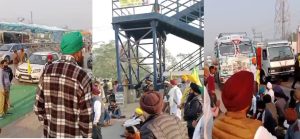 Read more about the article किसानों द्वारा लगातार दूसरे दिन भी नेशनल हाईवे जाम, रेलवे ट्रैक रोकने की भी दी चेतावनी