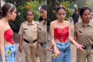 Read more about the article उर्फी जावेद को पुलिस ने किया गिरफ्तार, अभिनत्री के चेहरे का रंग उड़ा ,वीडियो वायरल