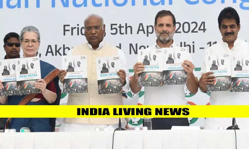 Read more about the article Congress Manifesto 2024 : लोकसभा चुनाव के मद्देनजर कांग्रेस ने अपना घोषणा पत्र किया जारी, पढ़े बड़ी बातें