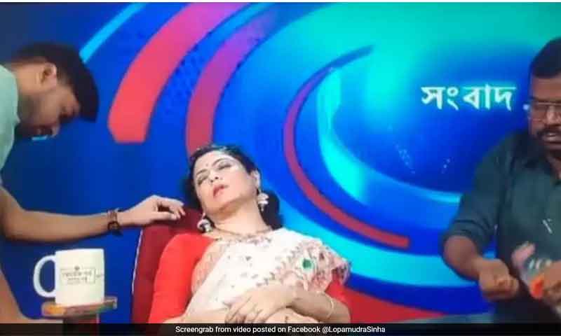 Read more about the article टीवी न्यूज़ एंकर लाइव प्रसारण के दौरान हुई बेहोश , ये वजह आई सामने