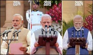 Read more about the article लगातार तीसरी बार PM बने नरेंद्र मोदी, जानिए किस-किस को मिली मोदी की कैबिनेट में जगह?