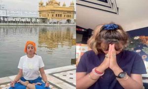 Read more about the article श्री दरबार साहिब में युवती को योग करना पड़ गया महंगा, युवती के खिलाफ हुई शिकायत दर्ज
