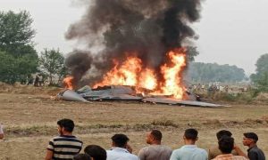 Read more about the article बड़ी खबर : पंजाब से विमान ने भरी उड़ान , क्रैश होकर खेत में गिरा