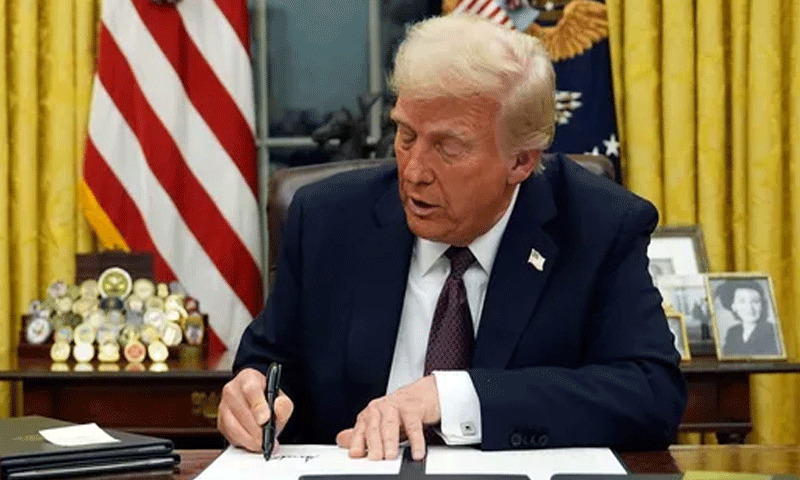 You are currently viewing शपथ लेने के बाद डोनाल्ड ट्रंप के 10 बड़े फैसले , WHO से हटा अमेरिका……