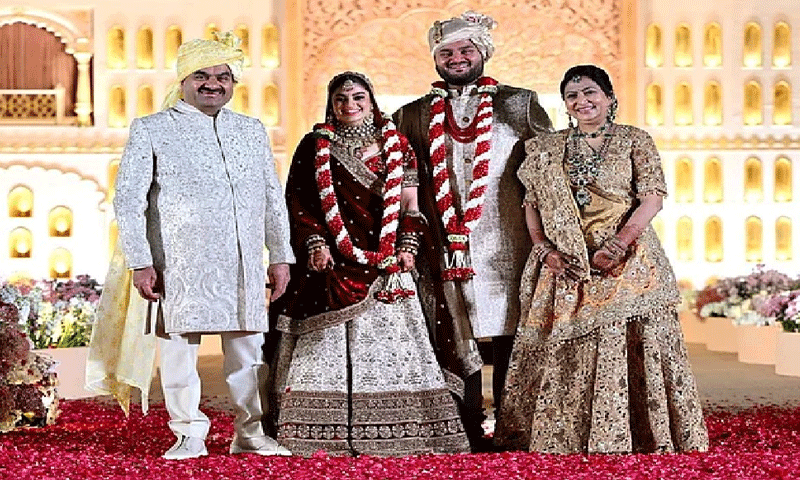 You are currently viewing गौतम अडानी का बेटा जीत और दिवा विवाह बंधन में बंधे