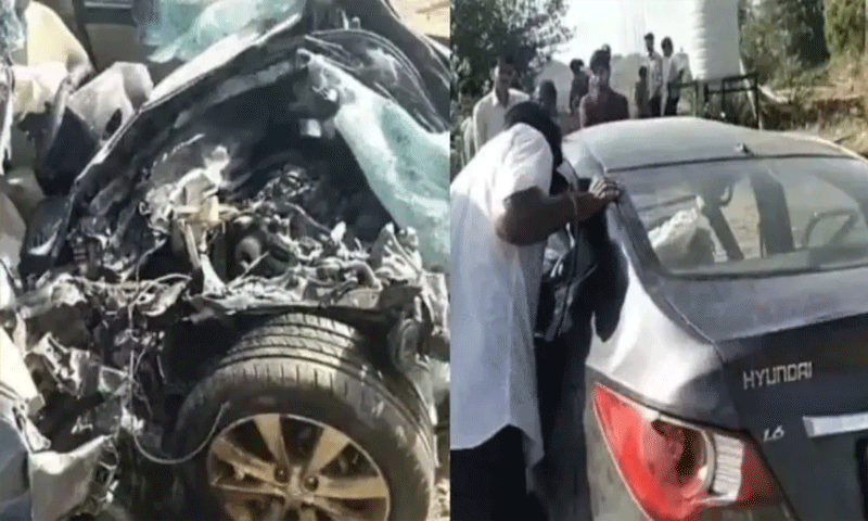 You are currently viewing खाटू श्याम के दर्शन के लिए निकले परिवार की कार ट्रेलर से टकराई , इस हादसे में पूरा परिवार हुआ खत्म