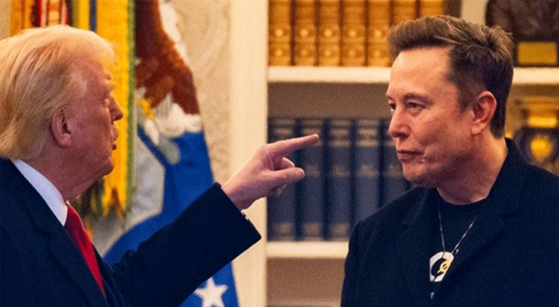 You are currently viewing ट्रंप से तनातनी के बाद एलन मस्क को उठाना पड़ा भारी नुकसान, Tesla के शेयरों में आई बड़ी गिरावट