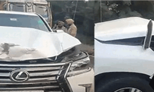 Read more about the article पंजाब से राज्यसभा सदस्य के बेटे की कार का हुआ एक्सीडेंट