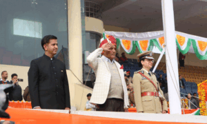 Read more about the article जालंधर के गुरु गोविंद सिंह स्टेडियम में गणतंत्र दिवस पर कैबिनेट मंत्री बरिंदर गोयल ने फहराया तिरंगा