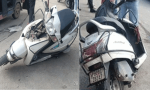 Read more about the article जालंधर के BSF चौक पर भयानक एक्सीडेंट , स्कूटी सवार की मौके पर मौत