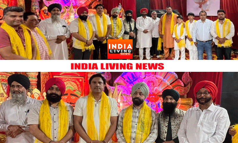 23वें विशाल माता रानी जागरण से पहले बालाजी महाराज की चौकी से बना भक्तिमय माहौल