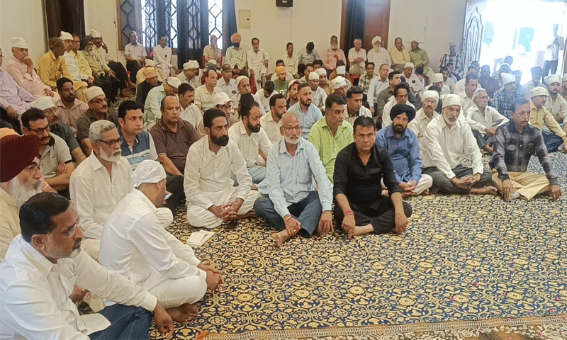 सक्षम पंजाब न्यूज पेपर के मुख्य संपादक केवल कृष्ण की पत्नी स्वर्गीय मधुबाला की अंतिम शोक सभा में पहुंचे शहर के गणमान्य