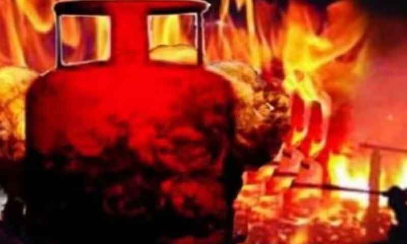 जालंधर में अवैध गैस रिफिलिंग के दाैरान सिलिंडर फटा , युवक बुरी तरह झुलसा