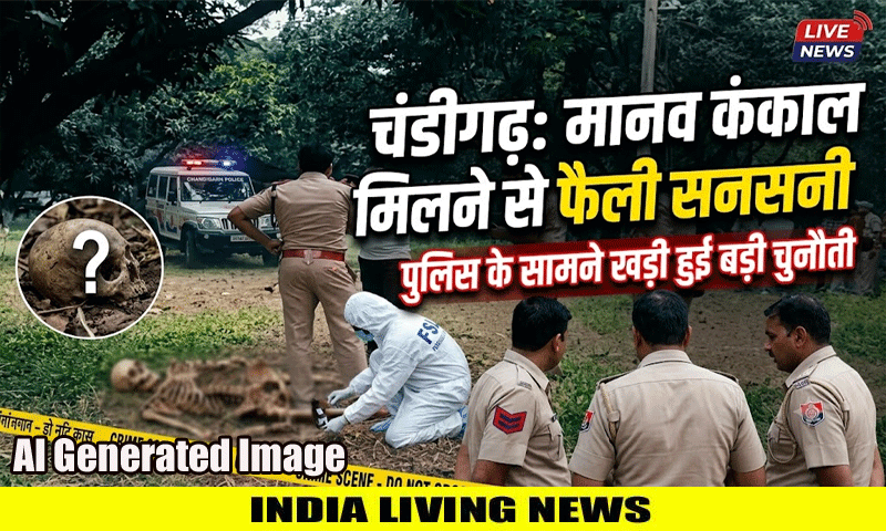 चंडीगढ़ में मानव कंकाल मिलने से फैली सनसनी, पुलिस के सामने खड़ी हुई बड़ी चुनौती